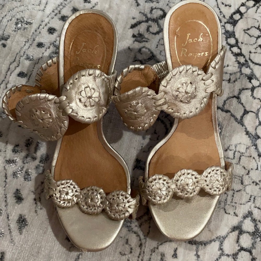 Jack Rogers wedges size 5